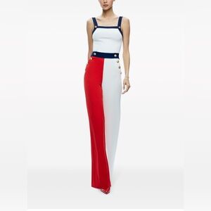 NWT Alice+Olivia Narin Colour-Block Trousers Size 2